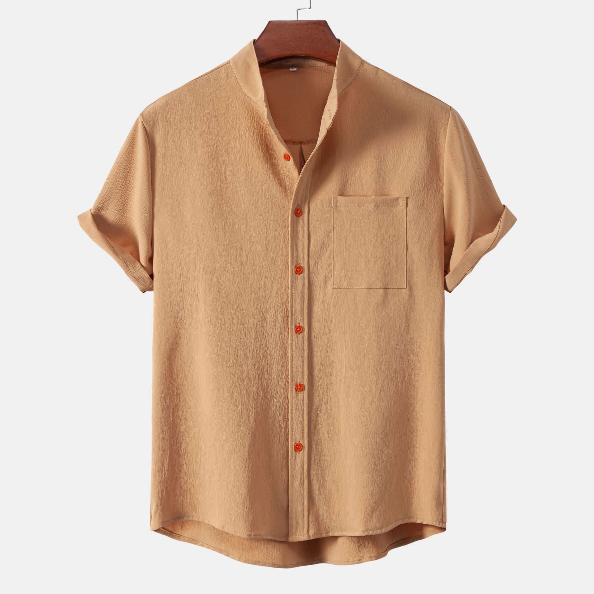 Stand Collar Cardigan Men&
