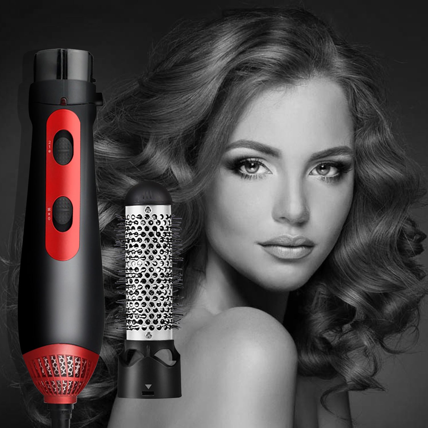 Curling Iron 3 In 1 Hot Air Comb Hair Comb