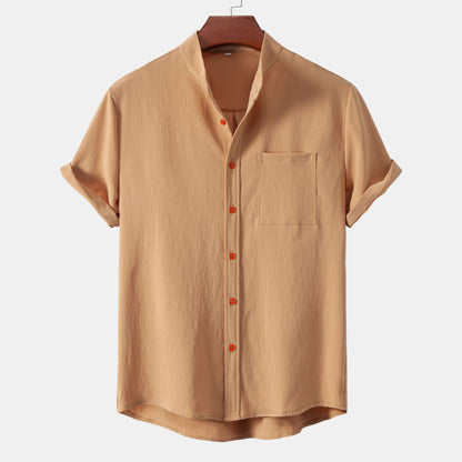 Stand Collar Cardigan Men&