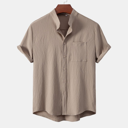 Stand Collar Cardigan Men&