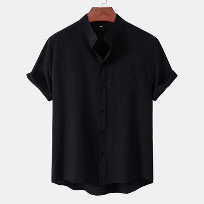Stand Collar Cardigan Men&